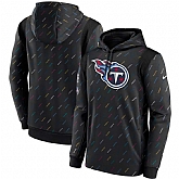 Men's Tennessee Titans Nike Charcoal 2021 NFL Crucial Catch Therma Pullover Hoodie,baseball caps,new era cap wholesale,wholesale hats
